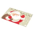 Kerst placemat PVC tafelmat schattig Kerstman ontwerp feestelijke eettafel decoratie - Kerst 12.