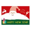 Kerst placemat feestelijk PVC tafelmat winter rood groen tafeldecoratie eettafel - Kerstmis 74