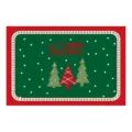 Kerstfeest Teslin placemat PVC hittebestendige mat eettafel decoratie geprinte mat - Kerstmis 82