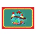 Kerst placemat PVC eettafel mat feestelijke servies onderlegger voor keuken decoratie - Kerst 78