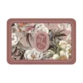 Vintage bloemen PU leer placemat waterdicht warmte-geïsoleerde eettafel mat voor thuis decor - Rechthoekige Bloemenstijl 4