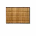 Bambus geflochtene Tischmatte, rechteckige hitzebeständige Platzdeckchen aus Naturmaterial. - Gewebte Bambus-Gemüsematte (Rechteckig) / 60*40cm / Originalfarbe