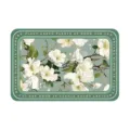 Amerikaanse stijl lederen placemat met bloemenprint, waterdicht en oliebestendig tafelmat. - Rechthoekige Bloemenstijl 9