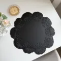 38x38cm / Monstera Zwart