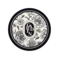 Ronde PU lederen placemat met vintage bloemenprint waterdichte eetkamertafel mat thuis - Ronde Bloemenstijl 5