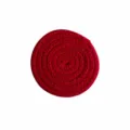 Roter Baumwollseil geflochtener Untersetzer, 11cm Durchmesser, dicke Hitzeschutzmatte. - Rot 11cm Gewebt Untersetzer (Ohne Haken)