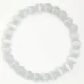 White cat eye stone bead bracelet 8mm elastic stretch beaded jewelry variant fashion accessory - 8mm / Cat's Eye