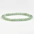 Green aventurine gemstone beaded bracelet for daily wear, elegant natural stone jewelry. - Green Aventurine