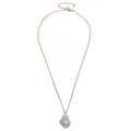 Catena Dorata Con Ciondolo In Perla Barocca Collana Semplice Choker Moda Variante - Collana con Ciondolo di Perla Barocca (N2313) / Oro