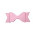 Pink leather bow accessory, double layer bowknot decor, cute style hair clip for daily wear. - 10*4.3cm / No.2 Pink