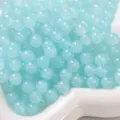 Hellblaue Glasperlen rund für DIY handgemachte Schmuck, Halsketten und Armbänder Zubehör. - 6mm Packung (50 Stück/Packung) / Hellblau