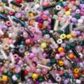 Bunte Glasroccailles und Stiftperlen Mischung für DIY Schmuckherstellung und Accessoires. - Zufällig Gemischte Farben