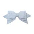 Glitter bow accessory detail close-up shot showing sparkling texture and multi-layer design. - Sequin No. 11 White