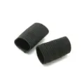 Black elastic mesh tube sleeve set, breathable fabric material, flexible and durable fit. - Finger Cots / 1 Piece