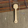 Houten waaier handvat DIY ambacht accessoire kleine lepel vorm vervanging handwerk - Bamboe Waaier Kort Handvat / 1 Stuk/Verpakking (1,6mm Opening)