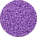 Cuentas de cacahuete de vidrio purpura 6x4mm para pulseras DIY hechas a mano, abalorios. - Paquete de 10g (Aprox 100 Pcs) / Púrpura