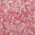Perles de verre roses irisées 2-4mm à noyau coloré pour bracelet collier bijoux DIY faits main. - 4mm (Paquet de 10g) / Mélange Rouge