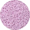 Cuentas de maní de vidrio pintado de 6x4 mm cuentas sueltas moradas macaron para accesorios DIY - Paquete de 10g (Aprox 100 Pcs) / Rosa Morado Claro