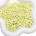 Acrylic solid color peanut beads for DIY handmade jewelry accessories necklace bracelet making. - 4x6mm (Approx 105 Pieces/Pack) / Yellow