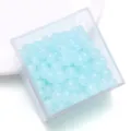Lichtblauwe doorschijnende glas abacus losse kralen voor DIY sieraden maken kettingen en armbanden - Lichtblauw