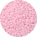 cuentas de cacahuete de vidrio rosa 6x4mm para fabricacion de joyas diy, espaciador doble - Paquete de 10g (Aprox 100 Pcs) / Rosa Claro