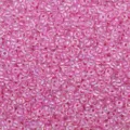 2-4mm Perles de Rocaille en Verre Rose Irisé en Vrac pour Bracelet Collier DIY Bijoux - Magenta Violet