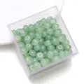 Groene glazen kralen jade imitatie abacus kralen losse kralen voor DIY handgemaakte sieraden armbanden. - Aventurijn jade