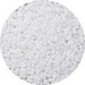 Cuentas de maní de vidrio blanco 6x4mm cuentas espaciadoras sueltas pulsera DIY hechas a mano - Paquete de 10g (Aprox 100 Pcs) / Blanco Porcelana