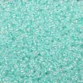 Perles de rocaille en verre irisées 2-4mm, perles espacées vert menthe pour bijoux DIY. - Or Vert