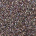 Perles de verre iridescentes 2-4mm perles en vrac cœur teint perle DIY bijoux collier bracelet - Brun Tung