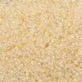 Rocailles en verre 2-4mm iridescent or nacré âme colorée perles en vrac bricolage variante - Blond Jaune Clair
