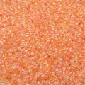 Perles de verre irisées orange 2-4mm, accessoires de bijoux artisanaux faits main DIY - Orange-Jaune