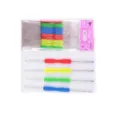 Double ended crochet hooks set with colorful plastic handles for DIY craft knitting sewing. - Double Head Crochet Hook