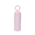 Pink stainless steel vacuum insulated water bottle with magnetic phone holder ring lid 500ml - 500ml / Pink