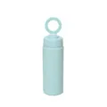 500ml stainless steel vacuum sports water bottle with magnetic phone mount and ring lid. - 500ml / Green