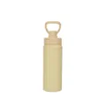 Tragbare Vakuum-Isolierflasche 500ml minimalistischer Thermosbecher für Studenten im Alltag - Beige