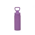 Violette Vakuum isolierte Sport Trinkflasche 500ml tragbare Thermosflasche mit Griff. - Hellviolett