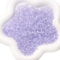 Abalorios de cristal ojo de gato aurora 4mm morado claro pulsera DIY accesorios de joyería - Paquete de 10g (Aprox. 150pcs) / Azul lago