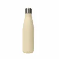 500ml insulated stainless steel cola water bottle vacuum thermal flask matte beige cup - 500ml / Beige