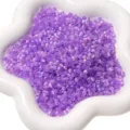 4mm Cuentas de Vidrio Ojo de Gato Morado Redondas DIY Pulsera Accesorios Joyería - Paquete de 10g (Aprox. 150pcs) / Púrpura profundo