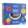 BAOKE Set de 24 Rotuladores Acrílicos, Punta Pincel Pintura al Agua para Arte y Manualidades - 24 Colores