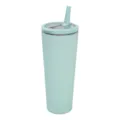 Gobelet isotherme sous vide en acier inoxydable vert menthe avec couvercle pour voyage. - 850ml / Vert