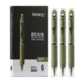 Stylo gel rétractable Baoke 0,5 mm encre noire écriture fluide pour étudiants et examens - 0.5mm / Vert matcha