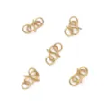 Gold S shaped jewelry clasp connector for bracelet necklace DIY making variant finding accessory - Small S Connector With Double Loops