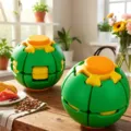 Colorful 3D printed expanding magic ball decompression toy stress relief handheld gadget. - Green