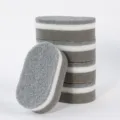 Éponge de nettoyage double face pour vaisselle de cuisine, récurant épais et éponge douce. - Style Épais Elliptique