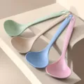 Weizenstroh Suppenkelle Kueche langer Griff Loeffel mehrfarbig Variante praktisches Geraet. - Suppenlöffel (lose Verpackung) / Nordisches Beige