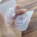 Transparenter Klebehaken nahtlose Wandhalterung für Küche und Badezimmer Aufhängung. - Transparentes Druckknopf-Set