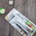 Set pelapatate verdure in acciaio inox cucina utensile 3 pezzi affetta patate pratico. - Set da 3 pezzi su cartoncino - 320 pezzi/scatola