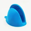 Blauer Silikon Mini Ofenhandschuh Hitzebeständig Topfhalter Küche Greifer Kochen Werkzeug - Handschuhe / Blau